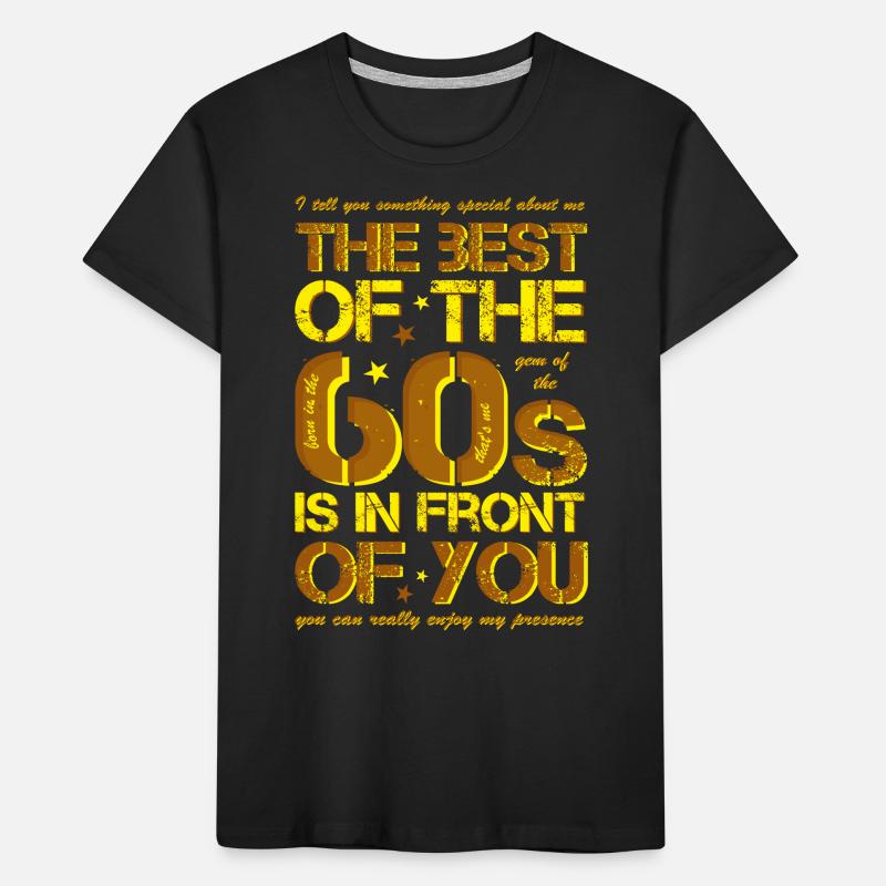 60s 60s 60's sixties Kids' Premium Organic T-Shirt