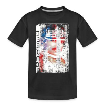 Nikola Inventor Science Electricity Engineer Croat - Kids' Premium Organic T-Shirt - black - Front