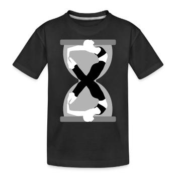 Sablier - T-shirt bio Premium Enfant - noir - Devant