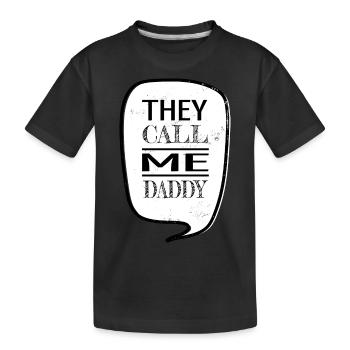 child quote birthday present fun adoption adopted - Kinder Premium Bio T-Shirt - Schwarz - Vorne