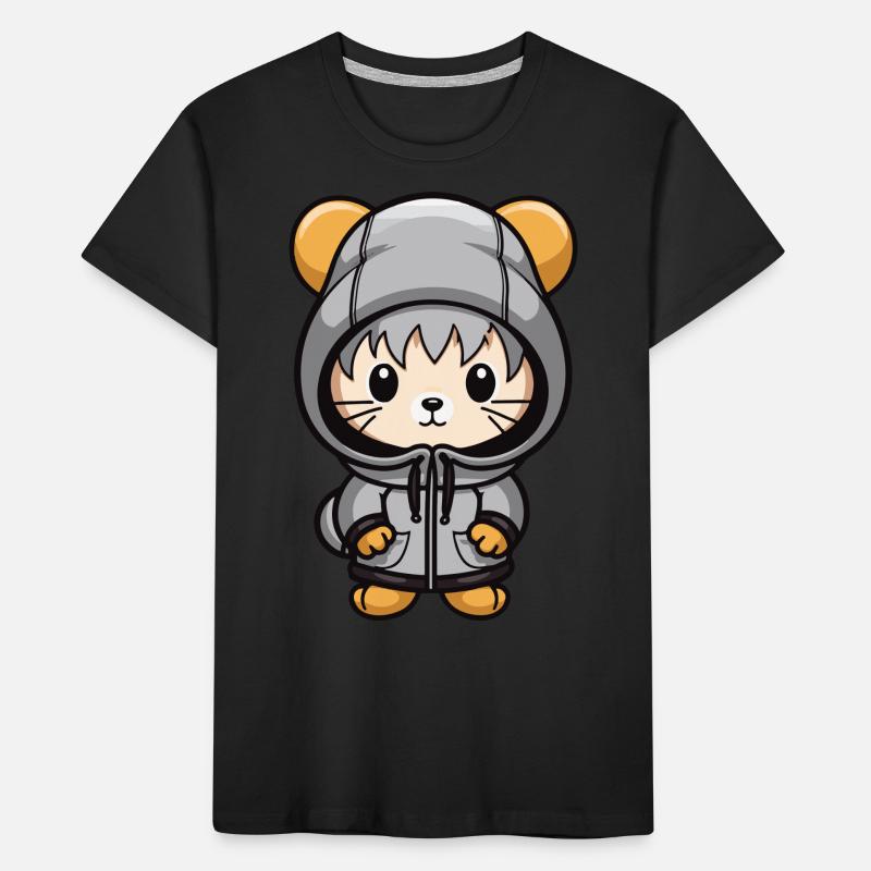 Mouse Winter Comic Kids' Premium Organic T-Shirt