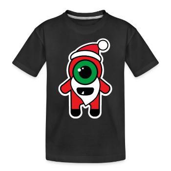 MERRY SCARY XMAS - Kids' Premium Organic T-Shirt - black - Front