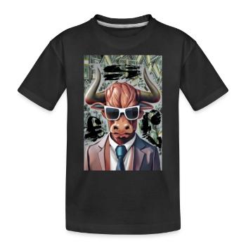 Bull Buisness - T-shirt bio Premium Enfant - noir - Devant