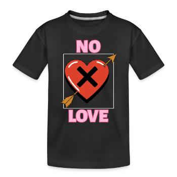 ANTI VALENTINSTAGS - Kinder Premium Bio T-Shirt - Schwarz - Vorne