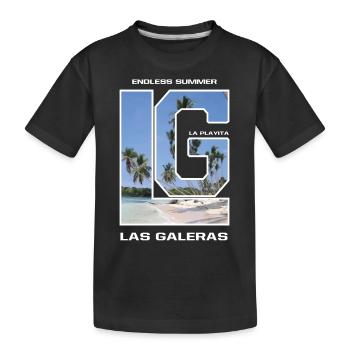 Las Galeras - République dominicaine - T-shirt bio Premium Enfant - noir - Devant