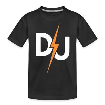 DJ Power Thunder - T-shirt bio Premium Enfant - noir - Devant