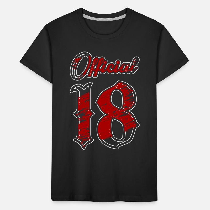 Officially 18 years Kids' Premium Organic T-Shirt
