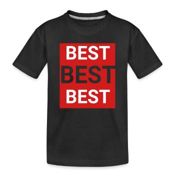 Meilleur - T-shirt bio Premium Enfant - noir - Devant