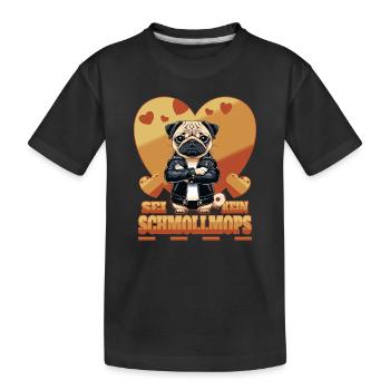Carlin boudeur - T-shirt bio Premium Enfant - noir - Devant