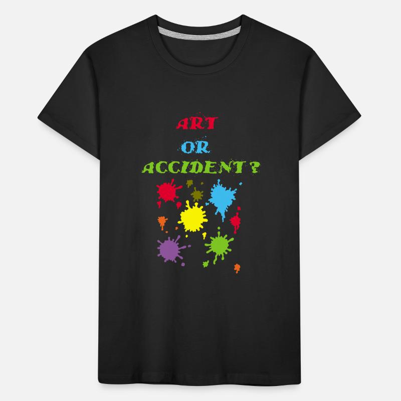 Kunst oder Unfall? Kinder Premium Bio T-Shirt