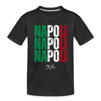 Naples Italie, souvenir de Naples - T-shirt bio Premium Enfant - noir - Devant