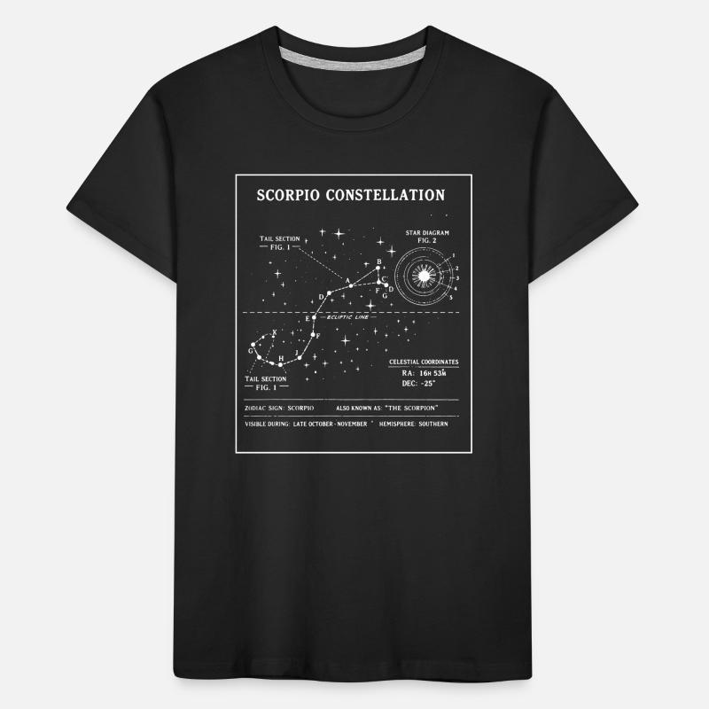 Plan de la Constellation du Scorpion T-shirt bio Premium Enfant