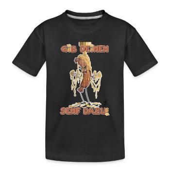 Donnez votre avis - T-shirt bio Premium Enfant - noir - Devant