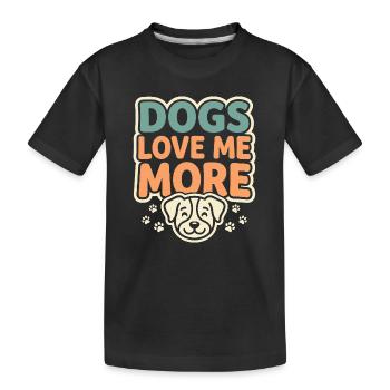 Technicien en chenil, assistant en chenil, soins aux animaux - T-shirt bio Premium Enfant - noir - Devant