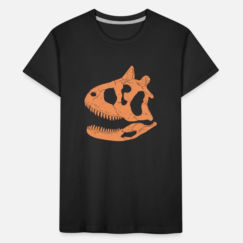 Carnotaurus fossil skull Kids' Premium Organic T-Shirt
