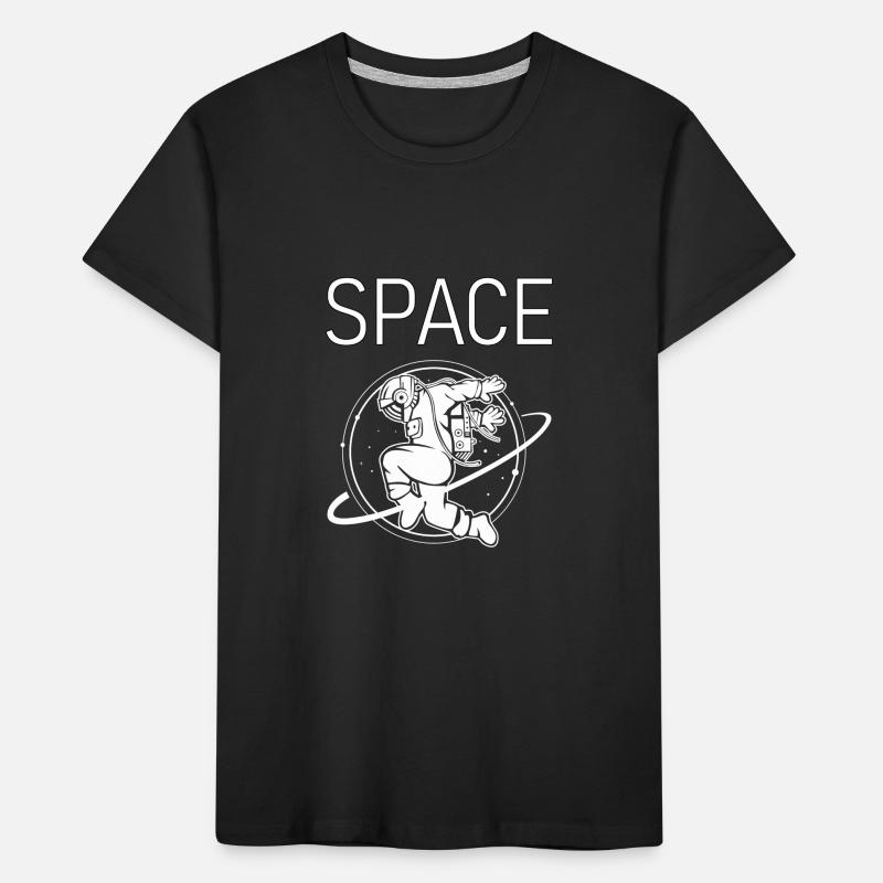 Astronaute de l’espace vaisseau spatial extraterrestres T-shirt bio Premium Enfant