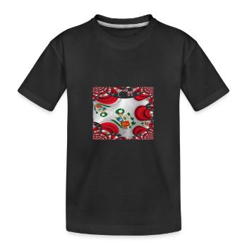 Peru Flagge Lima Südamerika - Kinder Premium Bio T-Shirt - Schwarz - Vorne