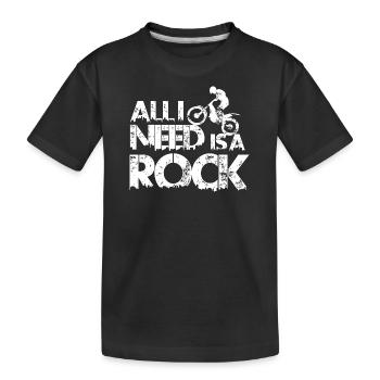 Besoin d’un vélo d’essai Rock Moto - T-shirt bio Premium Enfant - noir - Devant