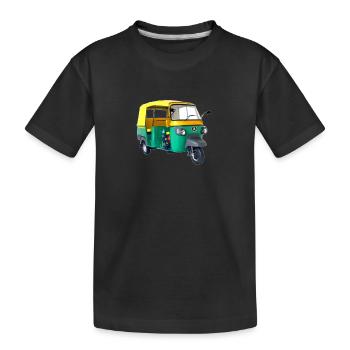 Tuk tuk - Kids' Premium Organic T-Shirt - black - Front