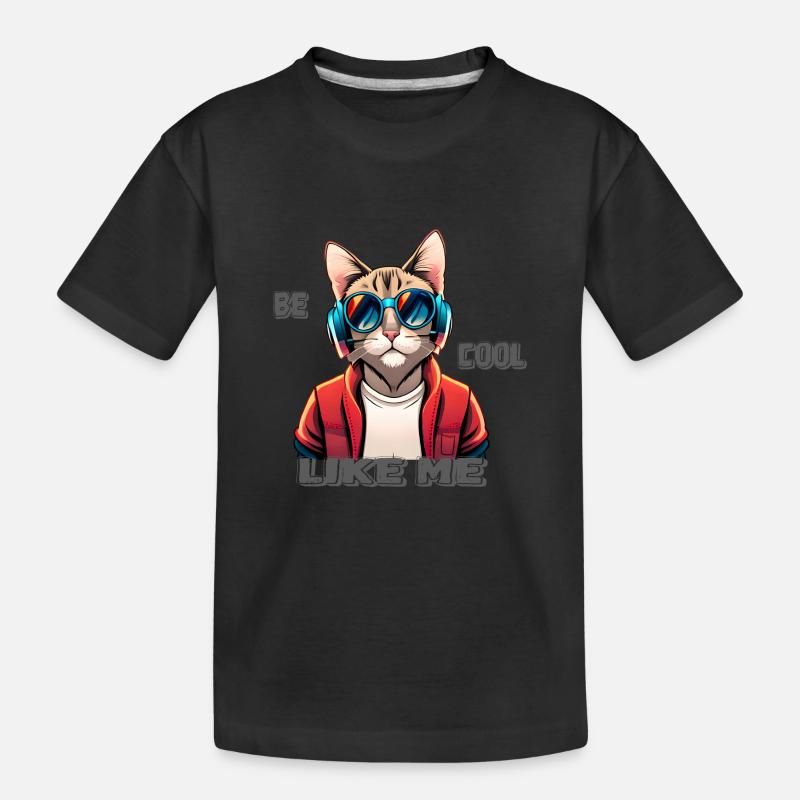 be cool like me 2 - Kids' Premium Organic T-Shirt - black
