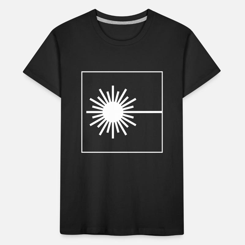 Laser Warning Shield Kids' Premium Organic T-Shirt