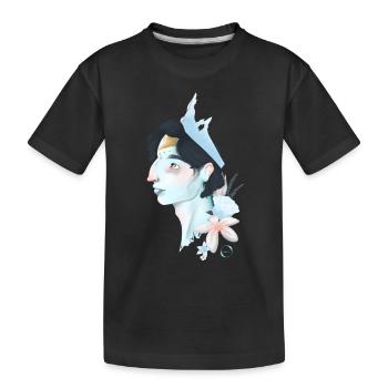 Ice prince (Ise) - Kids' Premium Organic T-Shirt - black - Front