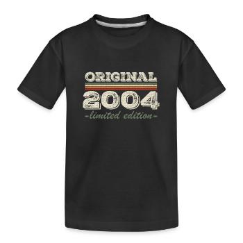 Légende depuis 2004 Né en 2004 Anniversaire 2004 - T-shirt bio Premium Enfant - noir - Devant