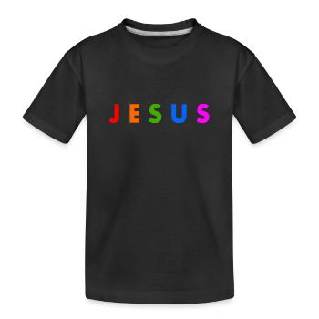 Jesus - T-shirt bio Premium Enfant - noir - Devant
