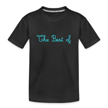 MAMA. MUTTERTAG. SCHÖNEN MUTTERTAG. ICH LIEBE DICH - Kinder Premium Bio T-Shirt - Schwarz - Vorne