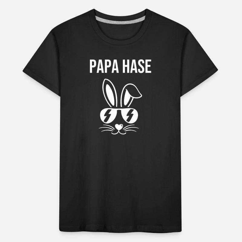 Daddy Bunny - Easter Bunny Design Kids' Premium Organic T-Shirt