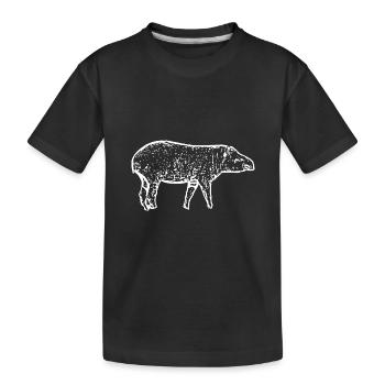 Tapire - Kinder Premium Bio T-Shirt - Schwarz - Vorne