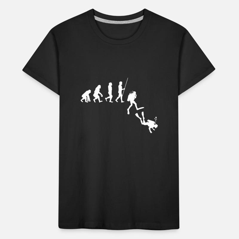 Tauchen Evolution | Evolution Kinder Premium Bio T-Shirt