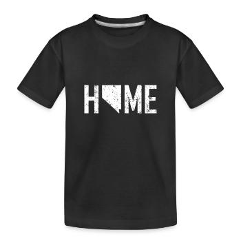 Retro Nevada Las Vegas ist Zuhause - Kinder Premium Bio T-Shirt - Schwarz - Vorne