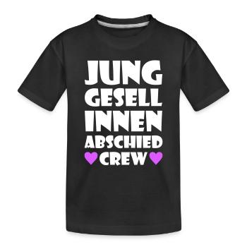 Hen Party Crew Hen - Kids' Premium Organic T-Shirt - black - Front
