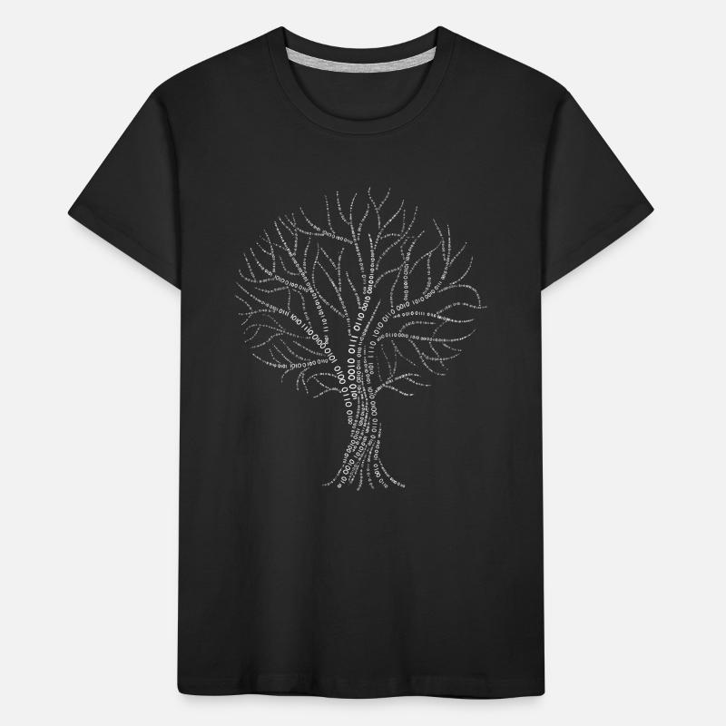 Binary Tree Zero One Code Gift Branch Branch Kids' Premium Organic T-Shirt