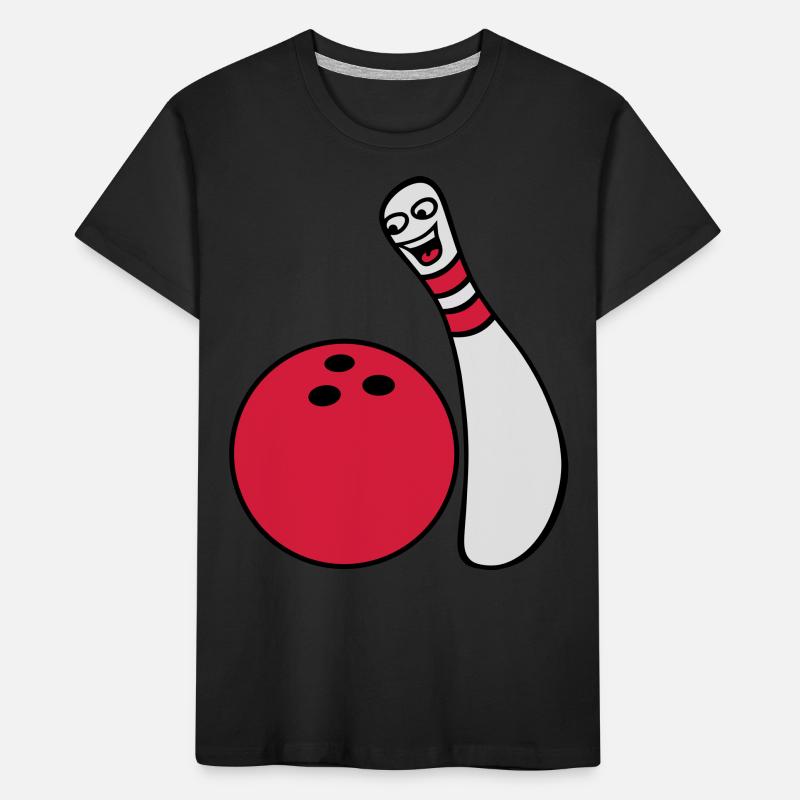 Cheeky Comic Bowling Pin T-shirt bio Premium Enfant