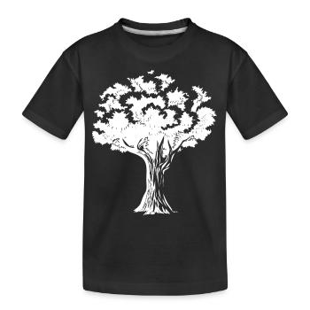 Arbre - T-shirt bio Premium Enfant - noir - Devant