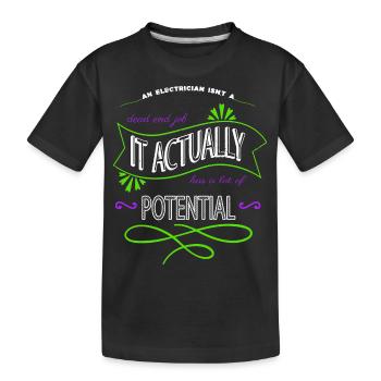 happy bday electrical engineering - Kinder Premium Bio T-Shirt - Schwarz - Vorne