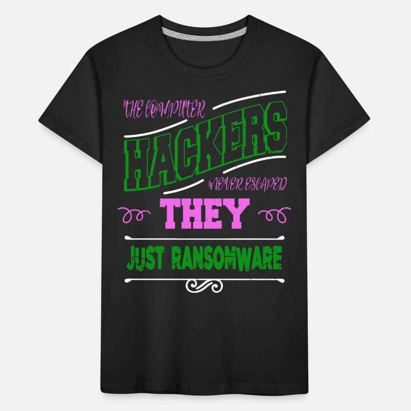 anonymous mask funny hacking coding but i do Kinder Premium Bio T-Shirt