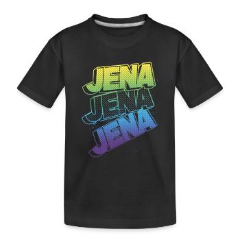 Jena Allemagne City Font Skyline Accueil - T-shirt bio Premium Enfant - noir - Devant