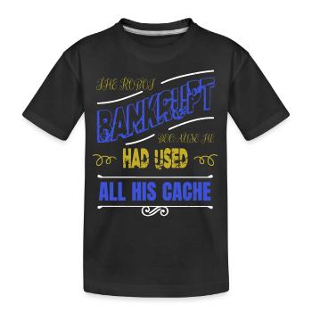Hobbyists Robotics Tshirt Funny Quote Sci Fi - Kids' Premium Organic T-Shirt - black - Front