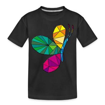 Papillon - T-shirt bio Premium Enfant - noir - Devant