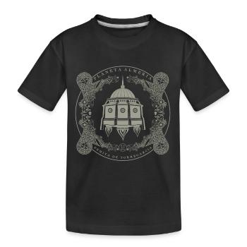 Vaisseau spatial Hermitage Torregarcia - T-shirt bio Premium Enfant - noir - Devant