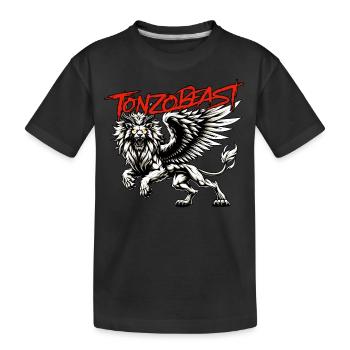 Le majestueux t-shirt tout-puissant Griffin « TonzoBeast » - T-shirt bio Premium Enfant - noir - Devant