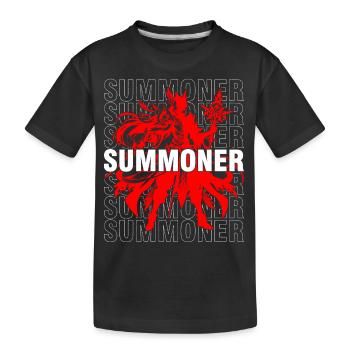 Red Summoner RPG - T-shirt bio Premium Enfant - noir - Devant