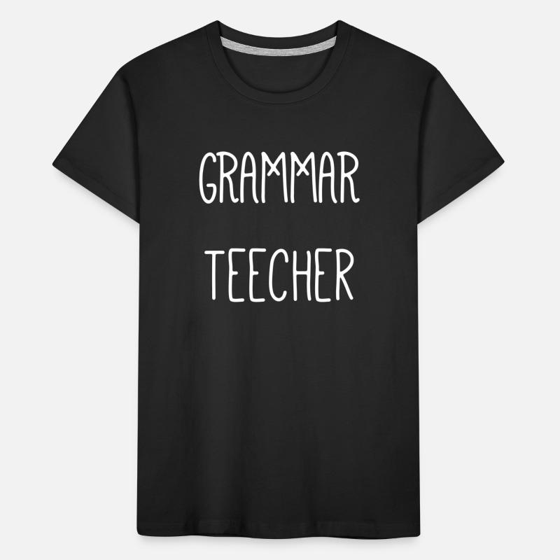 Professeur de grammaire autodérisoire T-shirt bio Premium Enfant