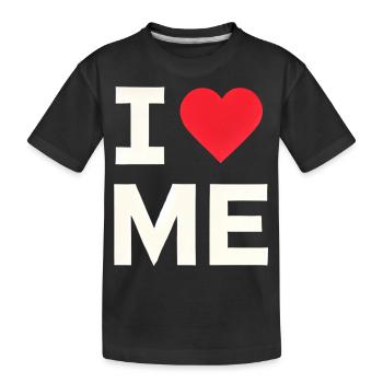 Je m’aime - T-shirt bio Premium Enfant - noir - Devant