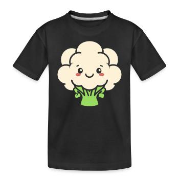 Chou-fleur - T-shirt bio Premium Enfant - noir - Devant