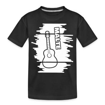 Cadeau pour Malte - T-shirt bio Premium Enfant - noir - Devant