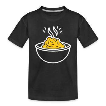Purée - T-shirt bio Premium Enfant - noir - Devant